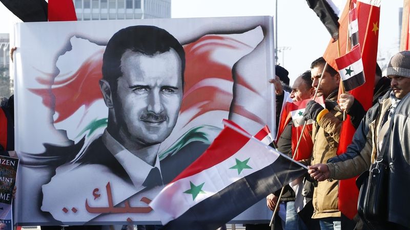 Příznivci Bašára Asada