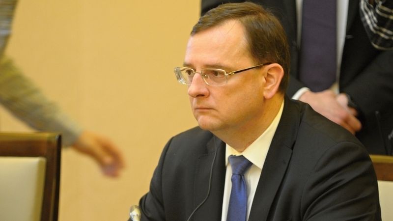 Premiér a předseda ODS Petr Nečas