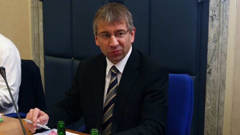 Končící ministr práce a sociálních věcí Jaromír Drábek (TOP 09) na zasedání vlády