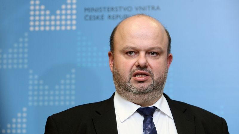 Ministr vnitra v demisi Martin Pecina