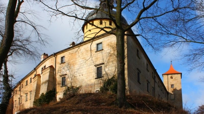 Severní strana hradu Grabštejn