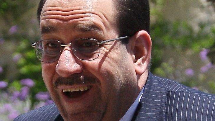 Irácký premiér Núrí Málikí v Ammánu 