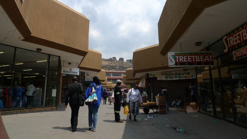 Obchody v centru Maseru