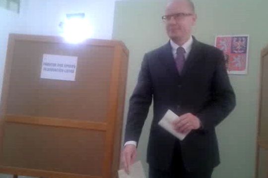 Bohuslav Sobotka volí do Evropského parlamentu