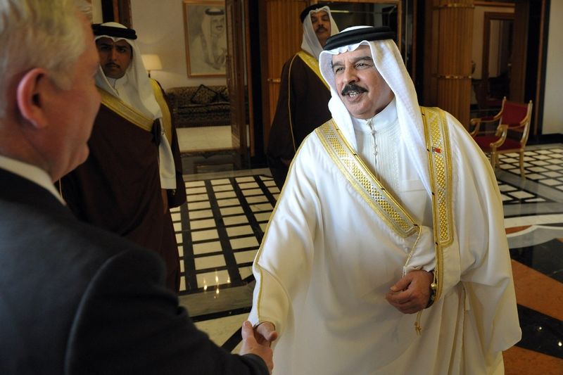 Bahrajnský král Král Hamad bin Ísá Chalífa