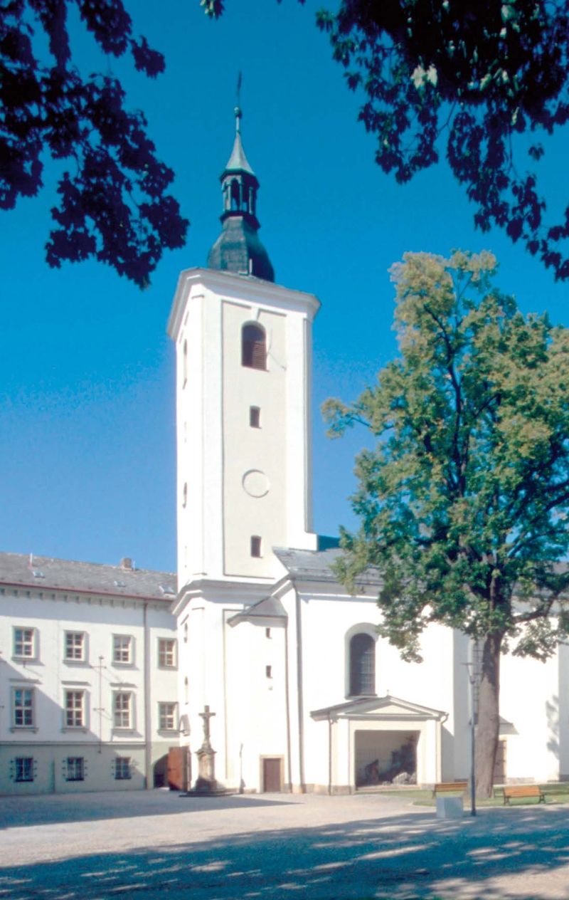 Kostel sv. Václava v Lanškrouně, místo působení Zbigniewa Czendlika. 