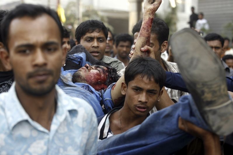 Bangladéšský student zraněný při přestřelce