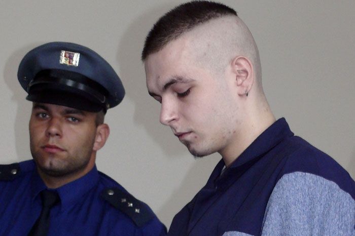 Třiadvacetiletý Radim Halamíček z Libhoště na Novojičínsku u soudu.