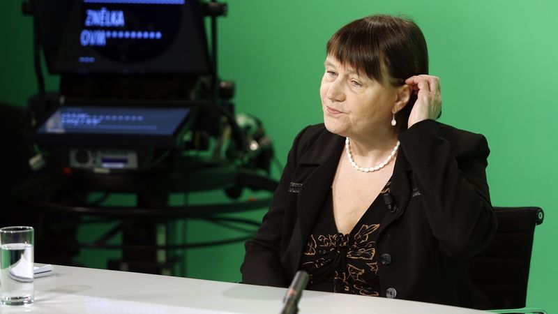 Ombudsmanka Anna Šabatová byla v neděli hostem pořadu Otázky Václava Moravce