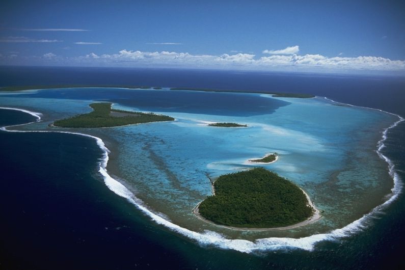 Laguny a korálové Atoly okolo ostrova Tetiaroa