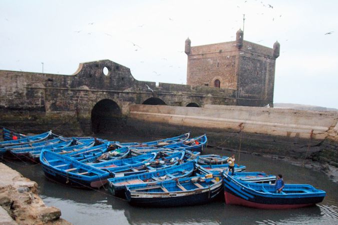 Rybářské loďky ve starém přístavu
