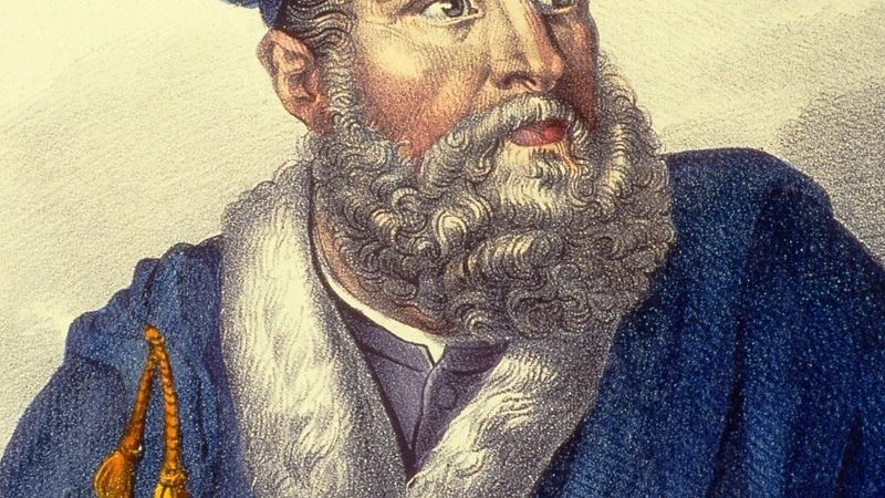 Marco Polo na dobové kresbě