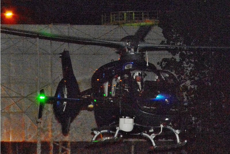Po pohřešované ženě z Kralup mezi druhou a čtvrtou hodinou ranní pátral i vrtulník Eurocopter EC-135 vybavený nočním viděním i termovizí.