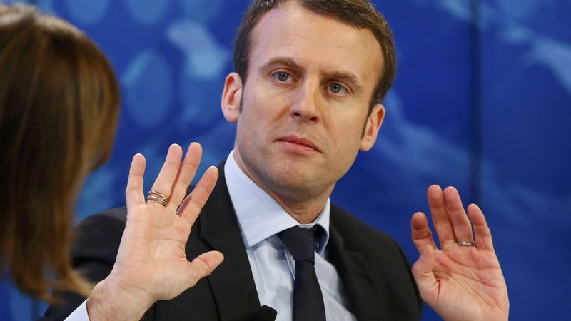 Francouzský ministr hospodářství Emmanuel Macron