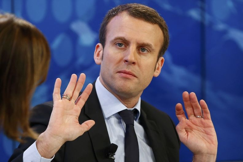 Francouzský ministr hospodářství Emmanuel Macron