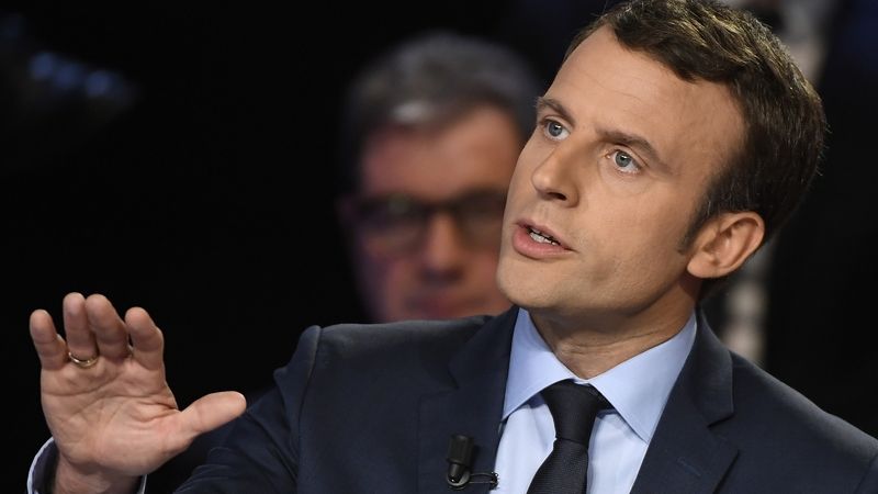 Favorit francouzské prezidentské volby Emmanuel Macron