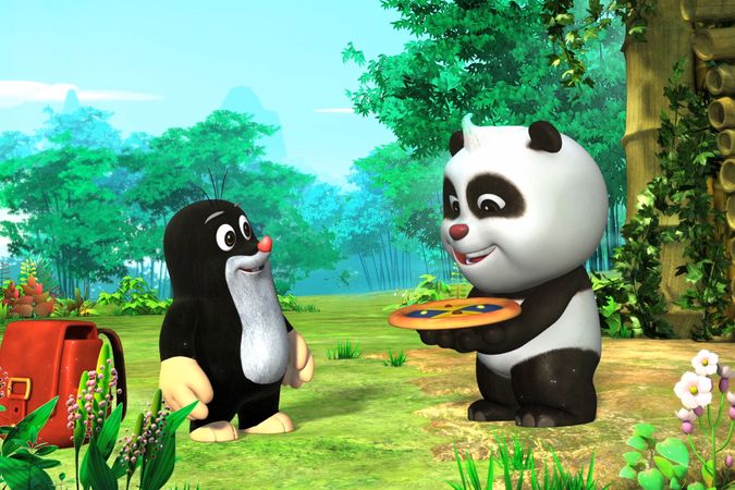 Ukázka animovaného seriálu Panda a Krtek