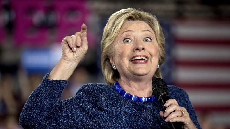 Hillary Clinton na mítinku v Des Moines 