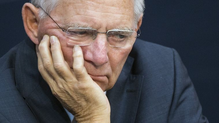 Německý ministr financí Wolfgang Schäuble 