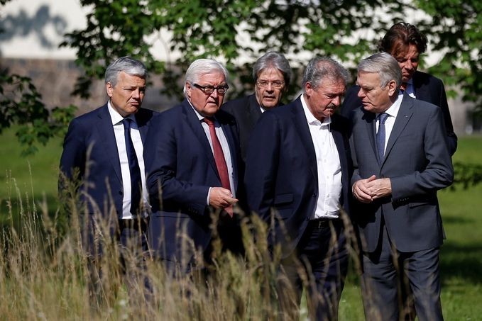 Ministři zahraničí zakládajících zemí EU na berlínském setkání po brexitu