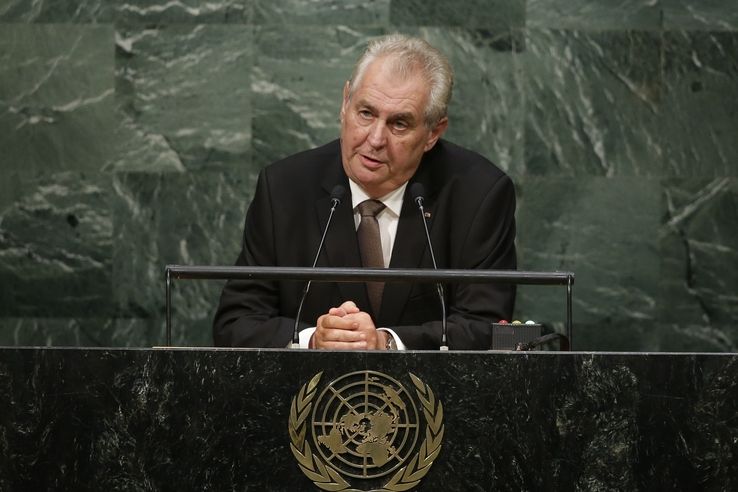 Prezident Miloš Zeman na Valném shromáždění OSN