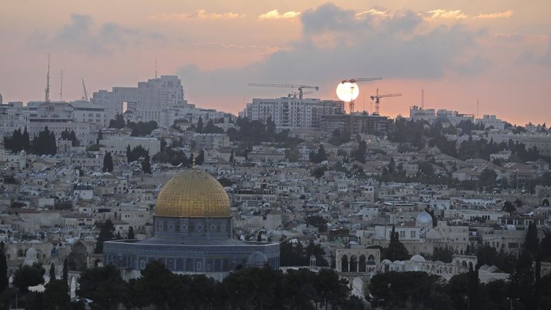 Pohled na Jeruzalém. Ilustrační foto