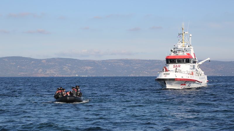 Záchrana uprchlíků ve Středozemním moři (ilustrační foto)