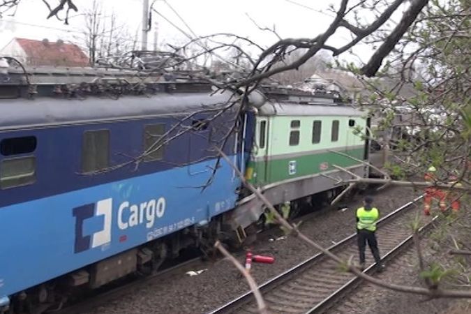 Srážka dvou vlaků na Litoměřicku
