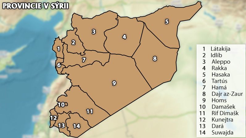 Provincie v Sýrii
