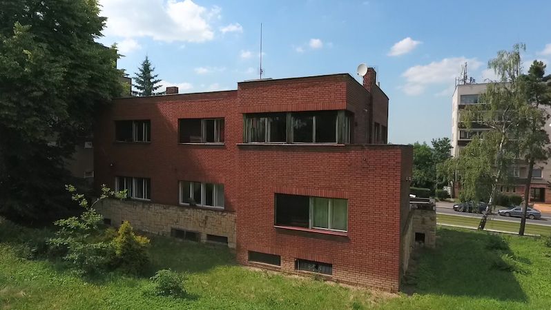 Funkcionalistická vila na Petřinách postavená v roce 1939