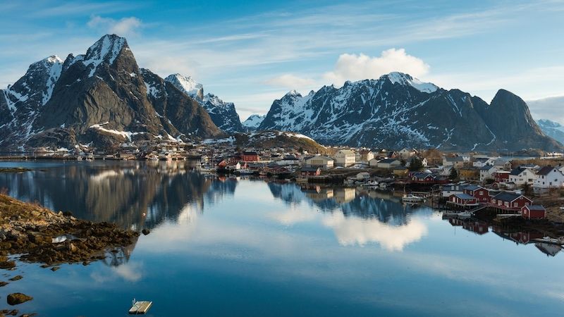 Lofoten i Norge: en klimatisk anomali utenfor polarsirkelen