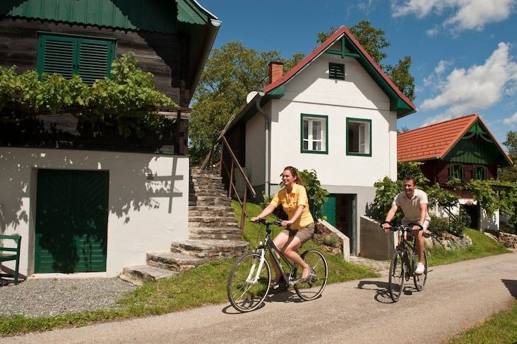 V Burgenlandu je na 2500 kilometrů značených cyklotras. 