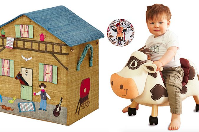 V interiéru mladých kovbojů se může objevit domeček coby farma nebo sedačka ve tvaru dobytka.