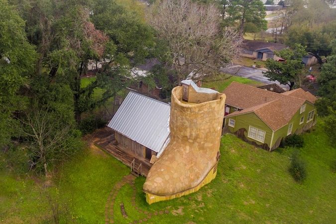 V texaském Huntsville vyrostl dům ve tvaru kovbojské boty.