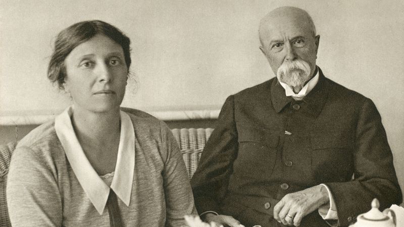 Tomáš Garrigue Masaryk s dcerou Alicí