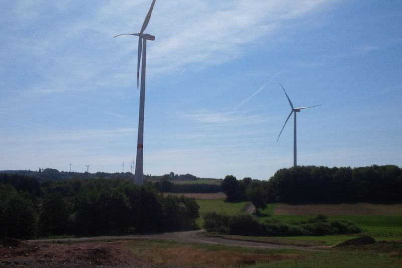 Větrný park ČEZ v jihozápadním Německu