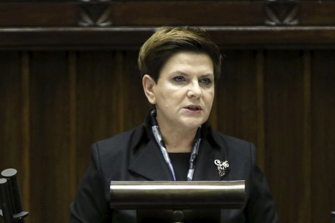 Polská premiérka Beata Szydlová 