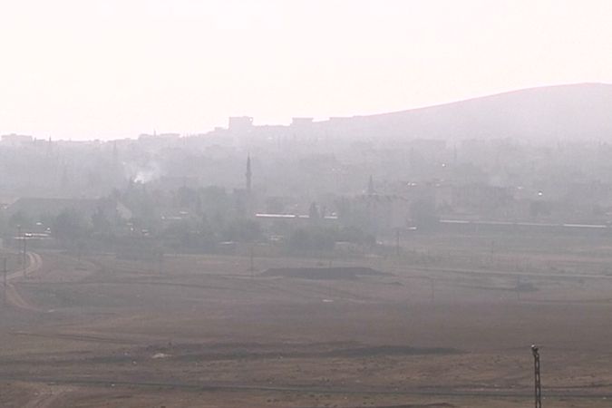 BEZ KOMENTÁŘE: Nálety na syrské město Kobani 