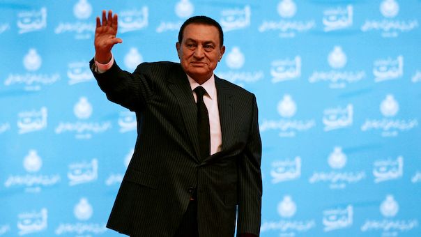 Egyptský exprezident Husní Mubarak na archivním snímku