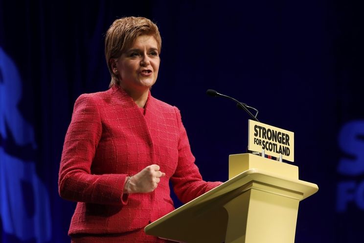 Skotská premiérka Nicola Sturgeonová 