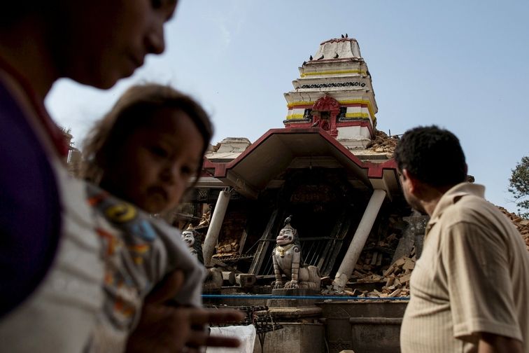 Následky zemětřesení v Nepálu