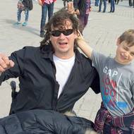 Dva Honzové, táta a syn, na Radčině letní momentce