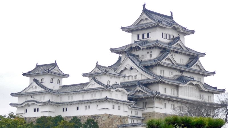 Středověký japonský hrad Himedži je jeden z 12 dochovaných v zemi. 