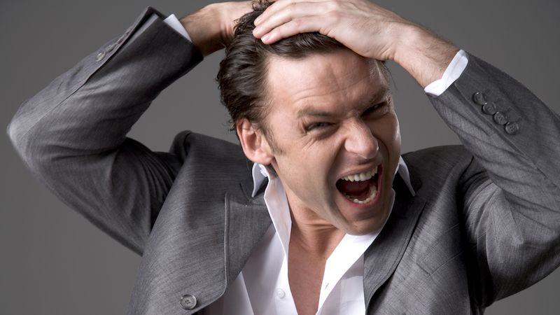S ovládáním vzteku má problém mnoho lidí, zejména mužů.