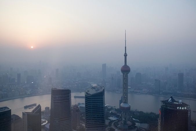 Pohled na Šanghaj