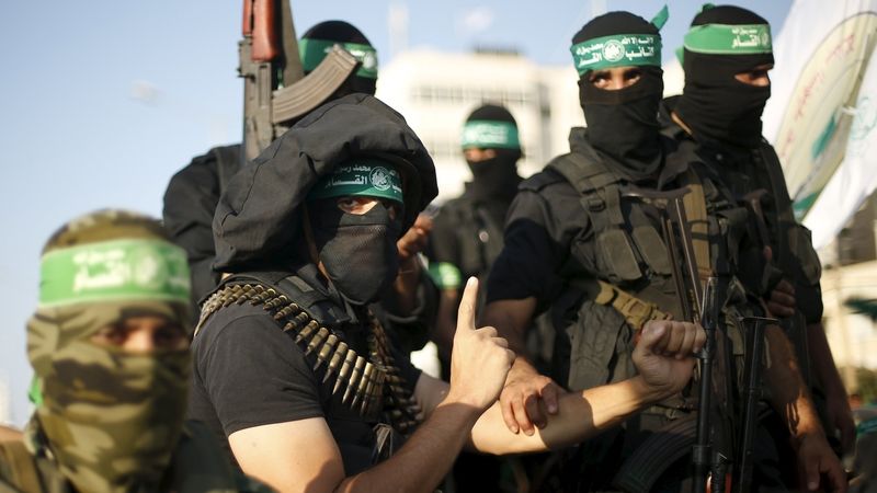 Bojovníci palestinského Hamásu