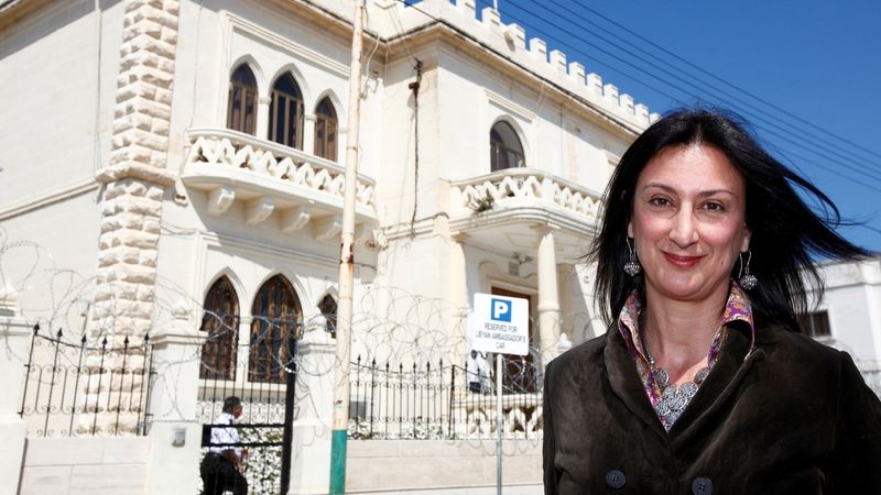 Maltská novinářka Daphne Caruanaová Galiziová na archivním snímku.
