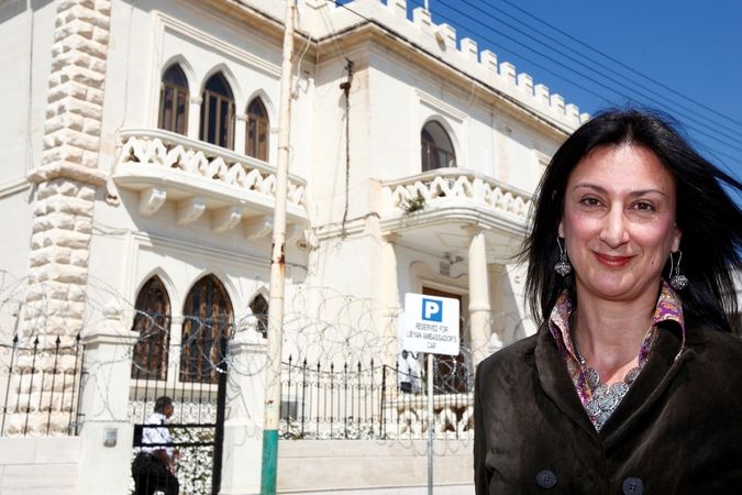 Maltská novinářka Daphne Caruana Galiziová na archivním snímku.