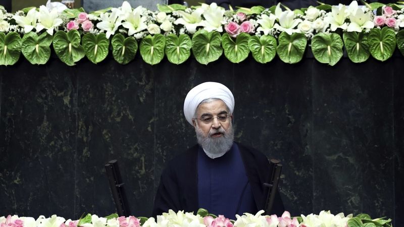 Íránský prezident Hasan Rúhání 