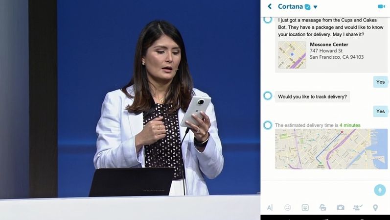 Virtuální asistentka Cortana bude součástí Skypu.